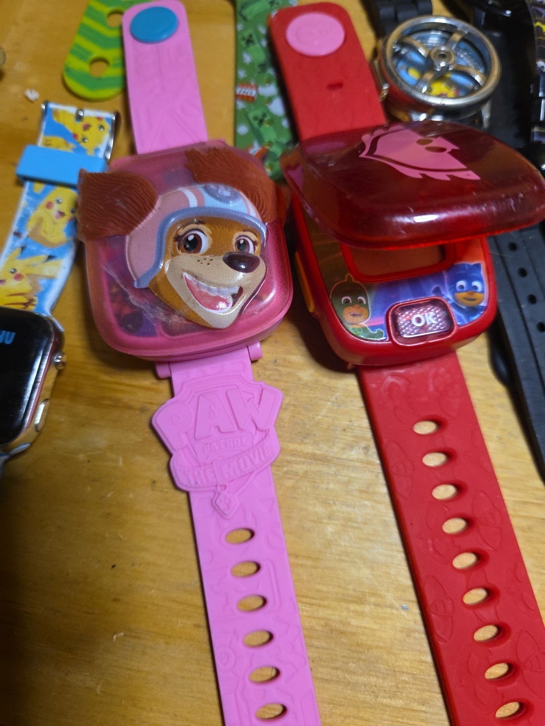 Vintage Kids Watch Lot Of 24 Watches Smart Disney Minecraft Pokémon Not Tested