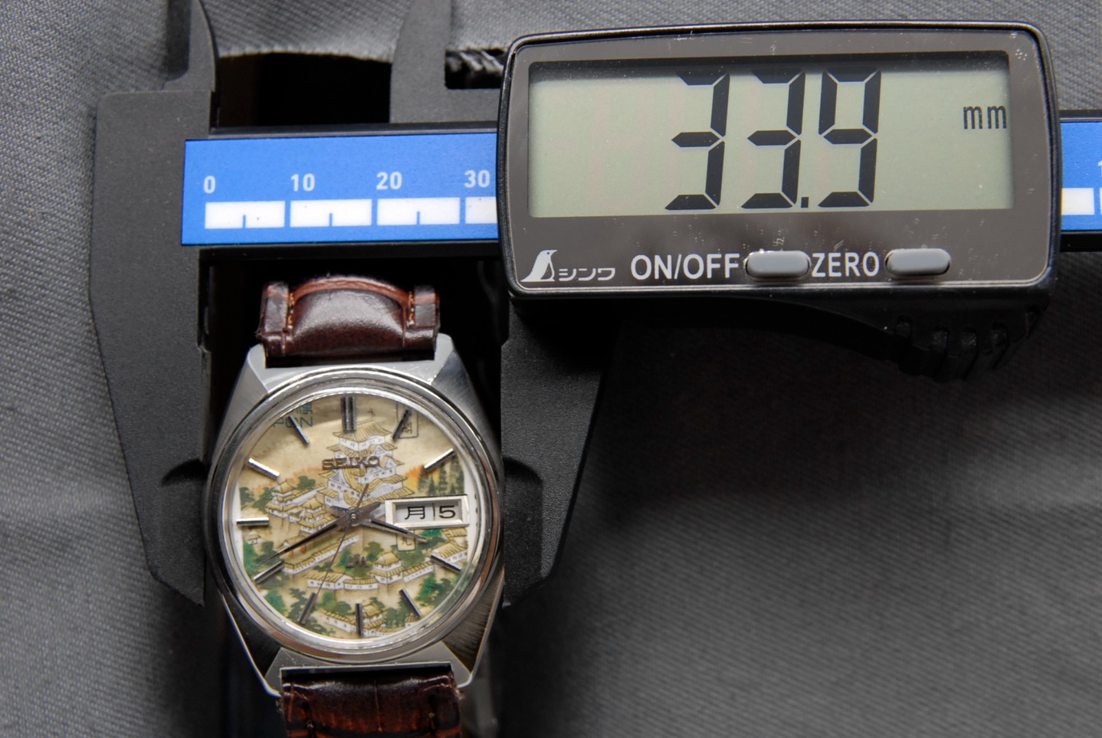 CLA’d [EXC+5] Vintage SEIKO Lord Matic 5606-7000 LM 35mm UKIYOE AT Men’s Watch