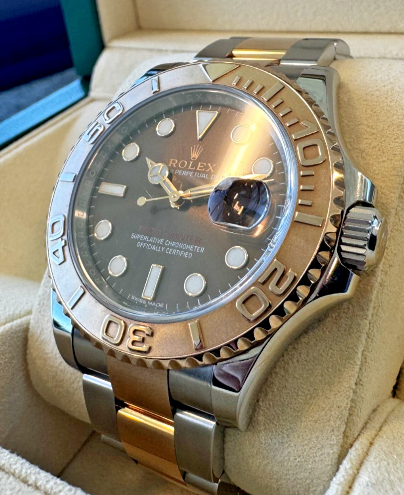 Rolex Yacht-Master 40mm 116621 Chocolate Dial Everose Steel 2017 Full Set
