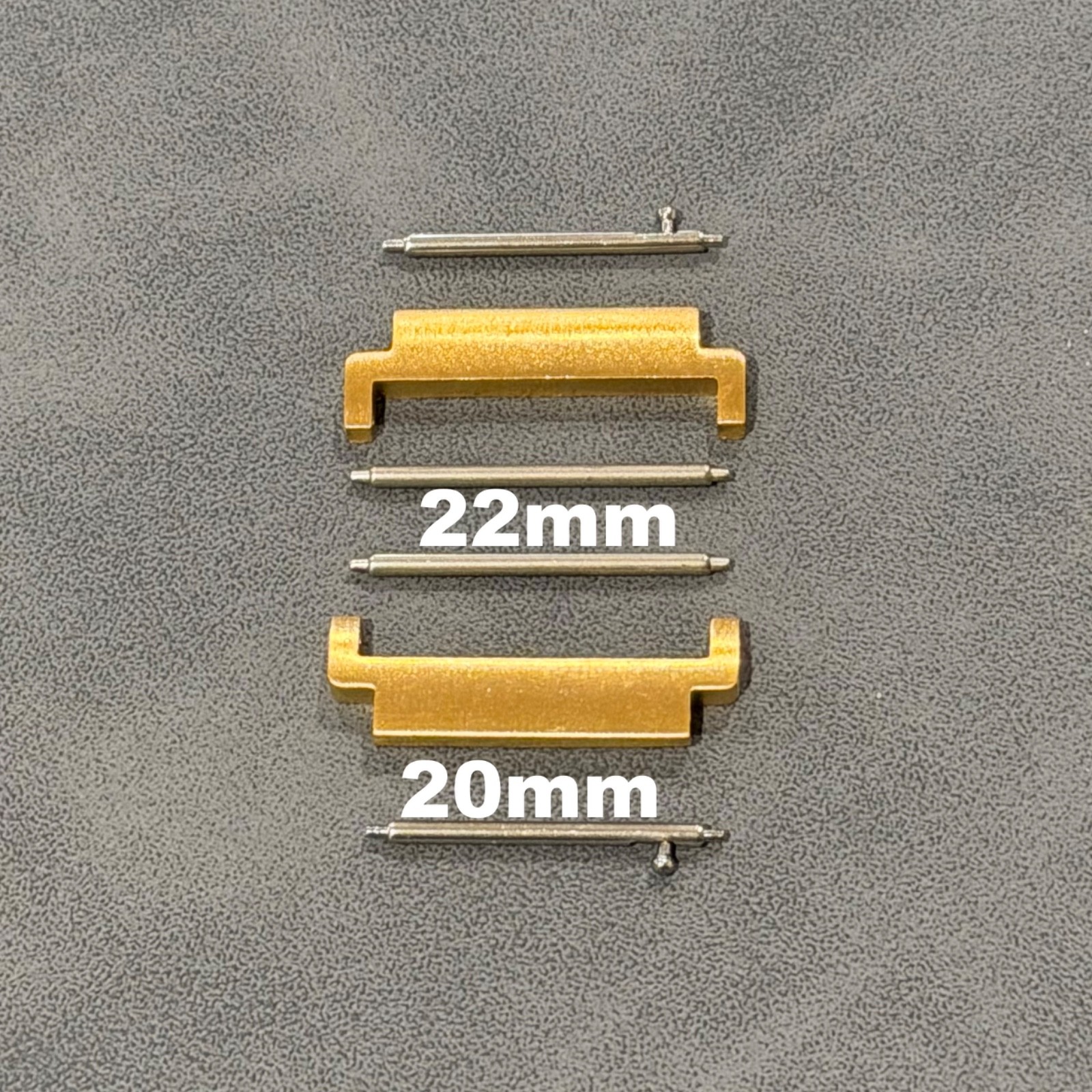 20mm to 22mm Convertors Watch Band Connectors Gold, Silver, Black Strap Adapters