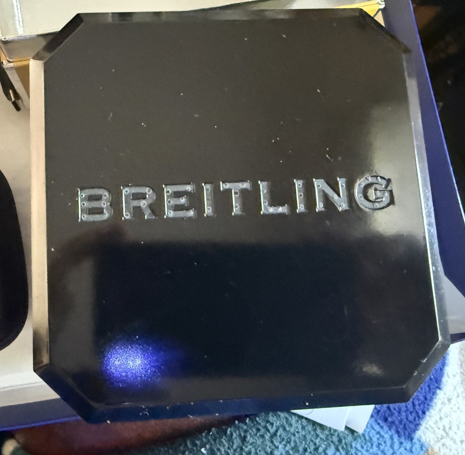 Breitling Aerospace Repetition Minutes Titanium B65062 Blue Dial Quartz Watch