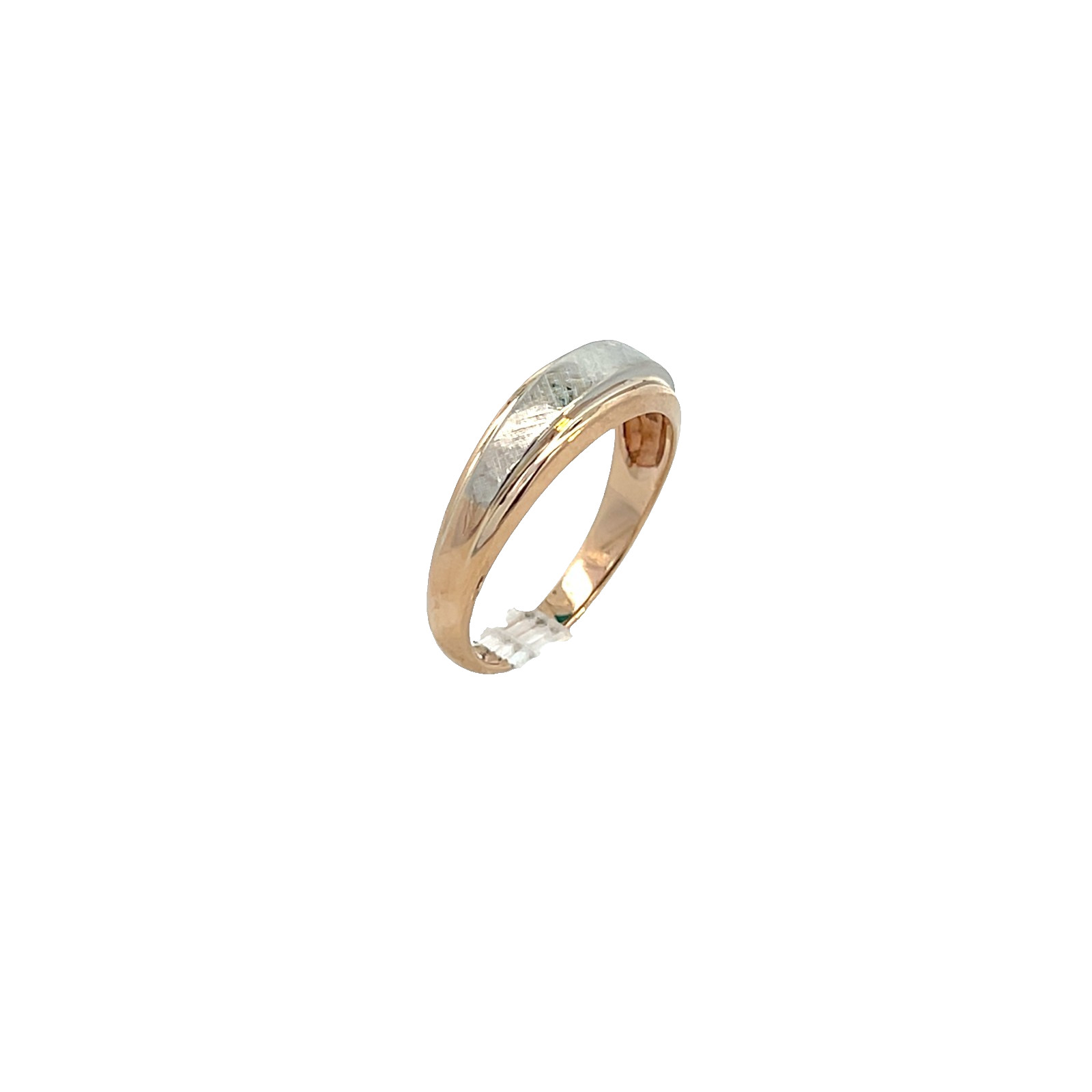Artcarved 14k yellow white gold Design 6.5mm wedding band gents men’s size 9 NEW