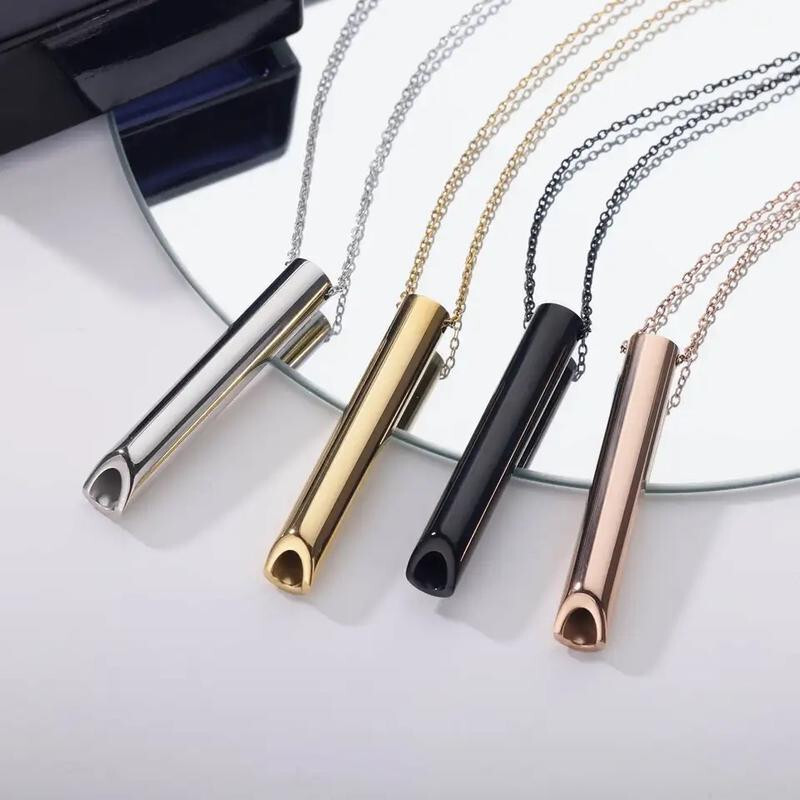 2PCS Breathing Necklace for Anxiety Relief, Mental Fatigue Relief, Quit Smoking