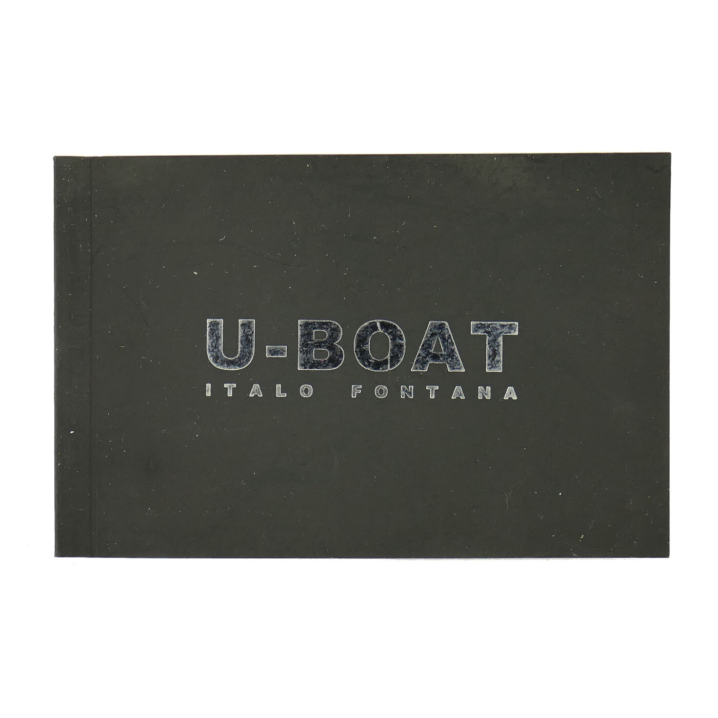 U-BOAT ITALO FONTANA WATCH OPEN INTERNATIONAL WARRANTY BOOKLET