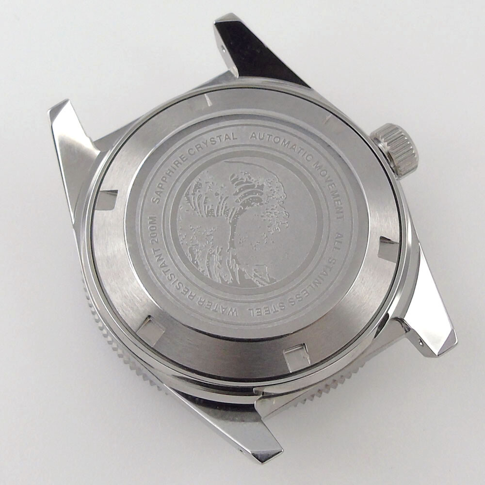 30ATM Diver Watch Case Fit NH35 ETA2824 PT5000 AR Coating Domed Sapphire Glass