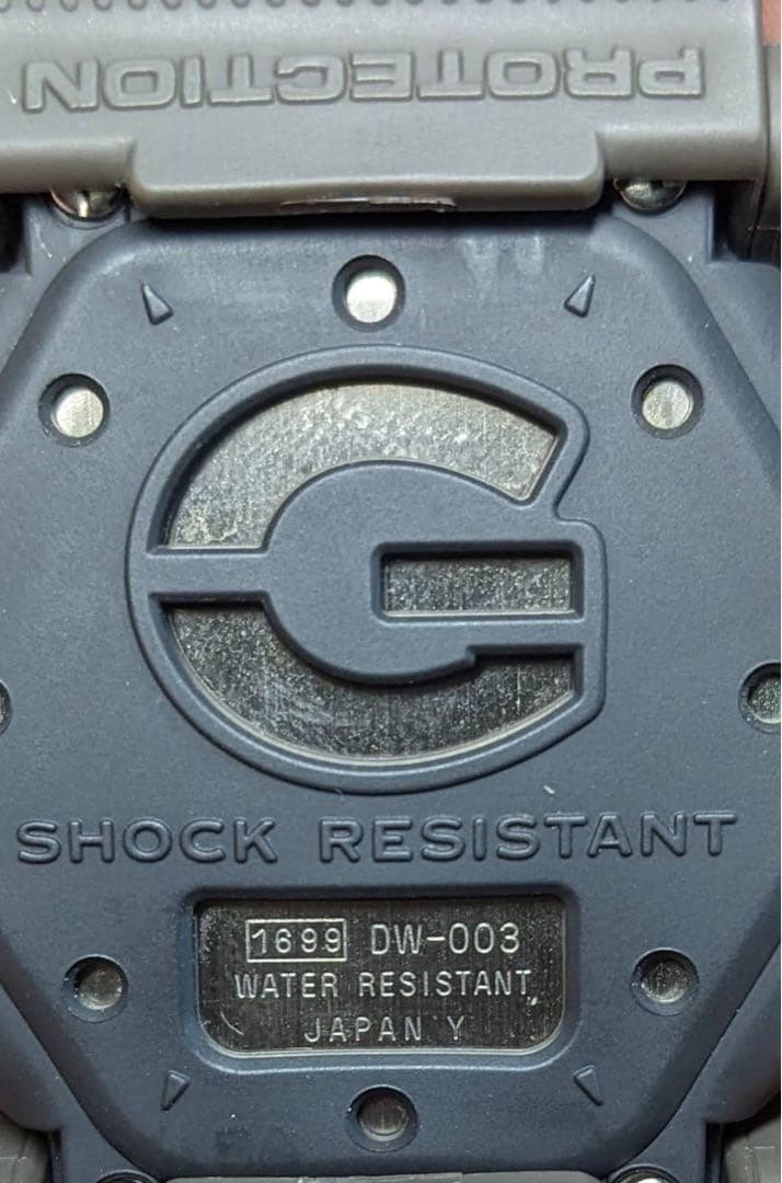 CASIO G SHOCK TOUGH LABEL DW 003