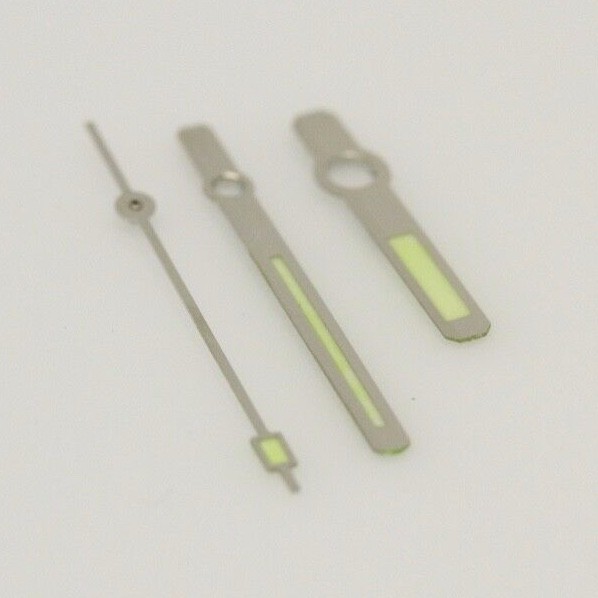 Hands set for Seiko 7005 8050 8052 W/ Green lume Hour Minutes Second Seiko 6217