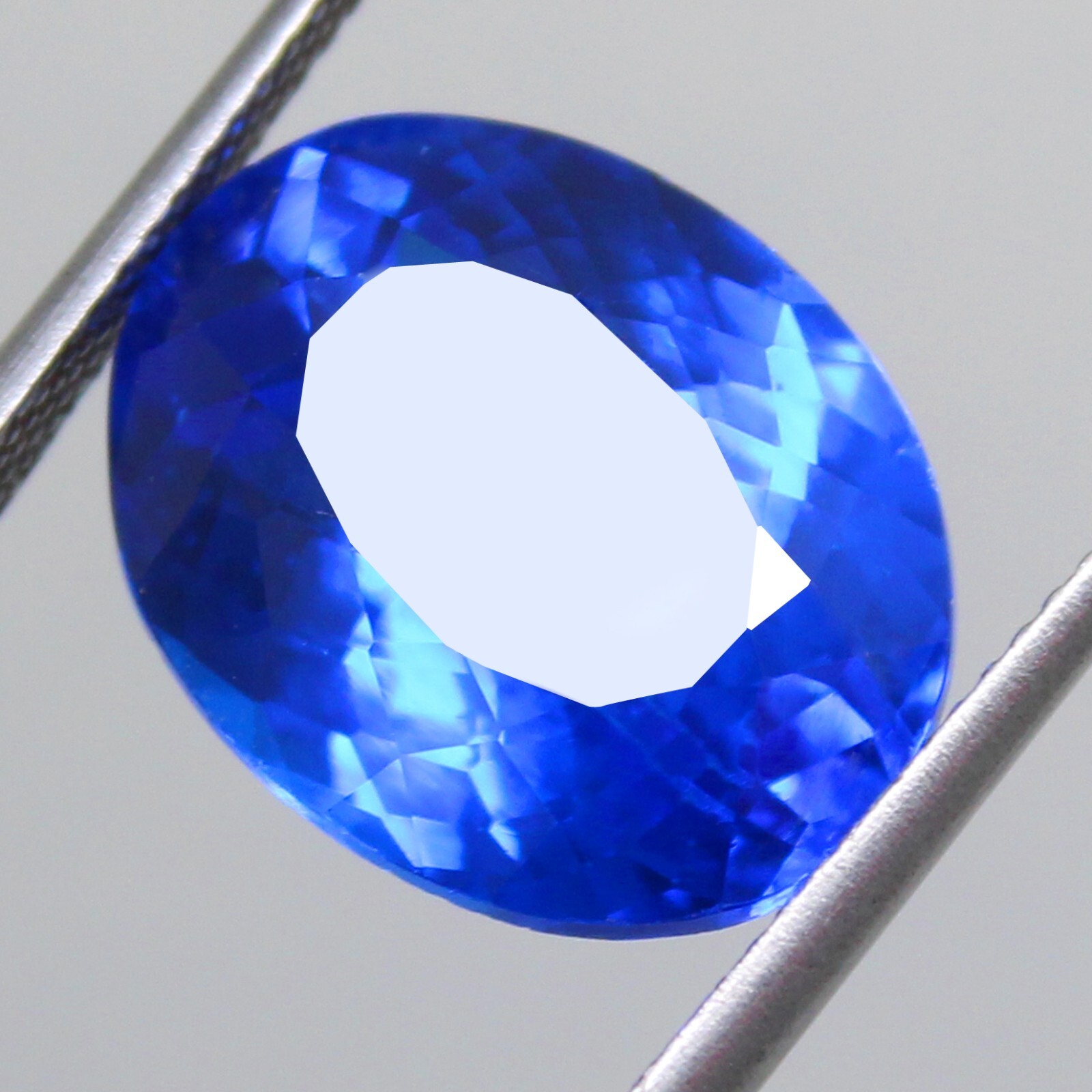 7.00 Ct Natural Violet Blue Tanzanite Unheated 14×10 mm Oval Certified Gemstone