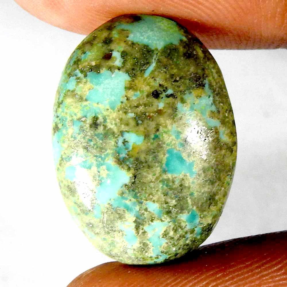 Natural Sky Blue Larimar Oval Cabochon Loose Gemstone 14.55 Ct 21x15x5