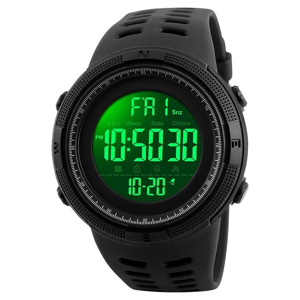 SKMEI Men’s Digital Army Military Sport Quartz Analog Chrono Waterproof Watch US
