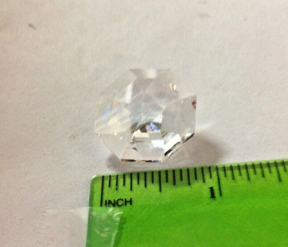 10 Pack! Swarovski Strass Lilly Cut Octagon Crystals 1 Hole 24mm 8115 Series