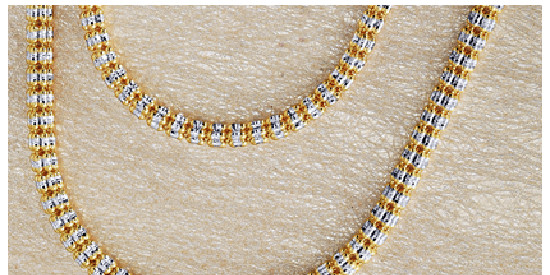 10k Two Tone Gold 20″ 2.7MM Sparkle Ice Link Chain Necklace Iced Rope 9 Grams