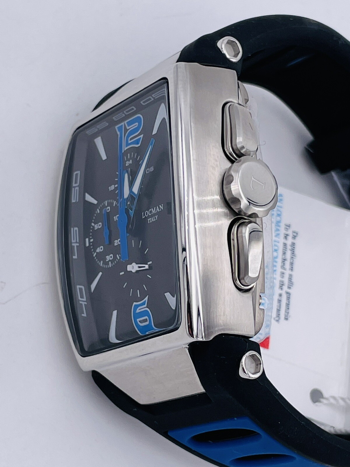 Orologio Locman Tremila Crono 550BL/498 Titanio/Gomma Scontatissimo Nuovo