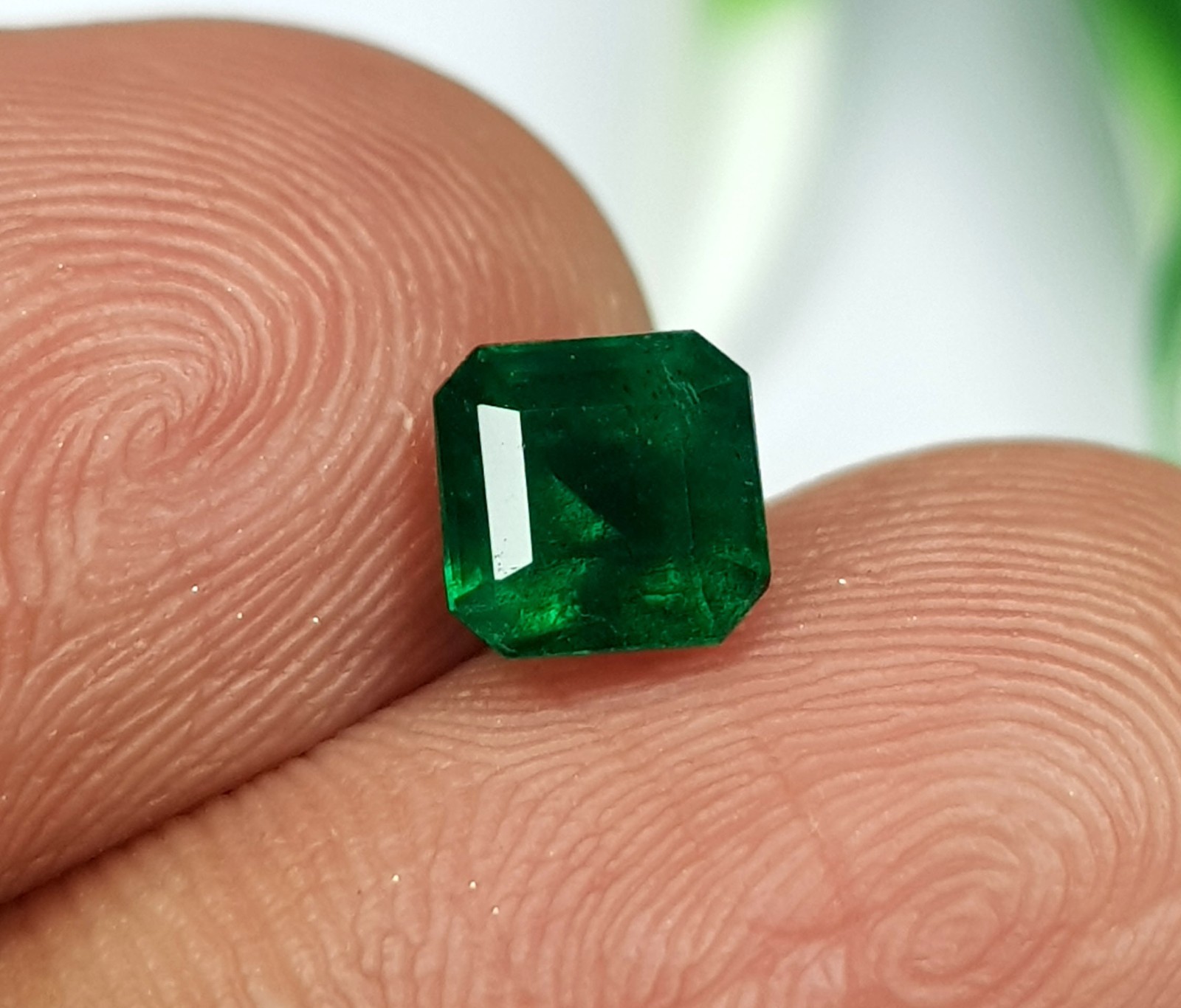 0.86 Ct Natural Emerald octagon Cut Untreated loose Gemstone
