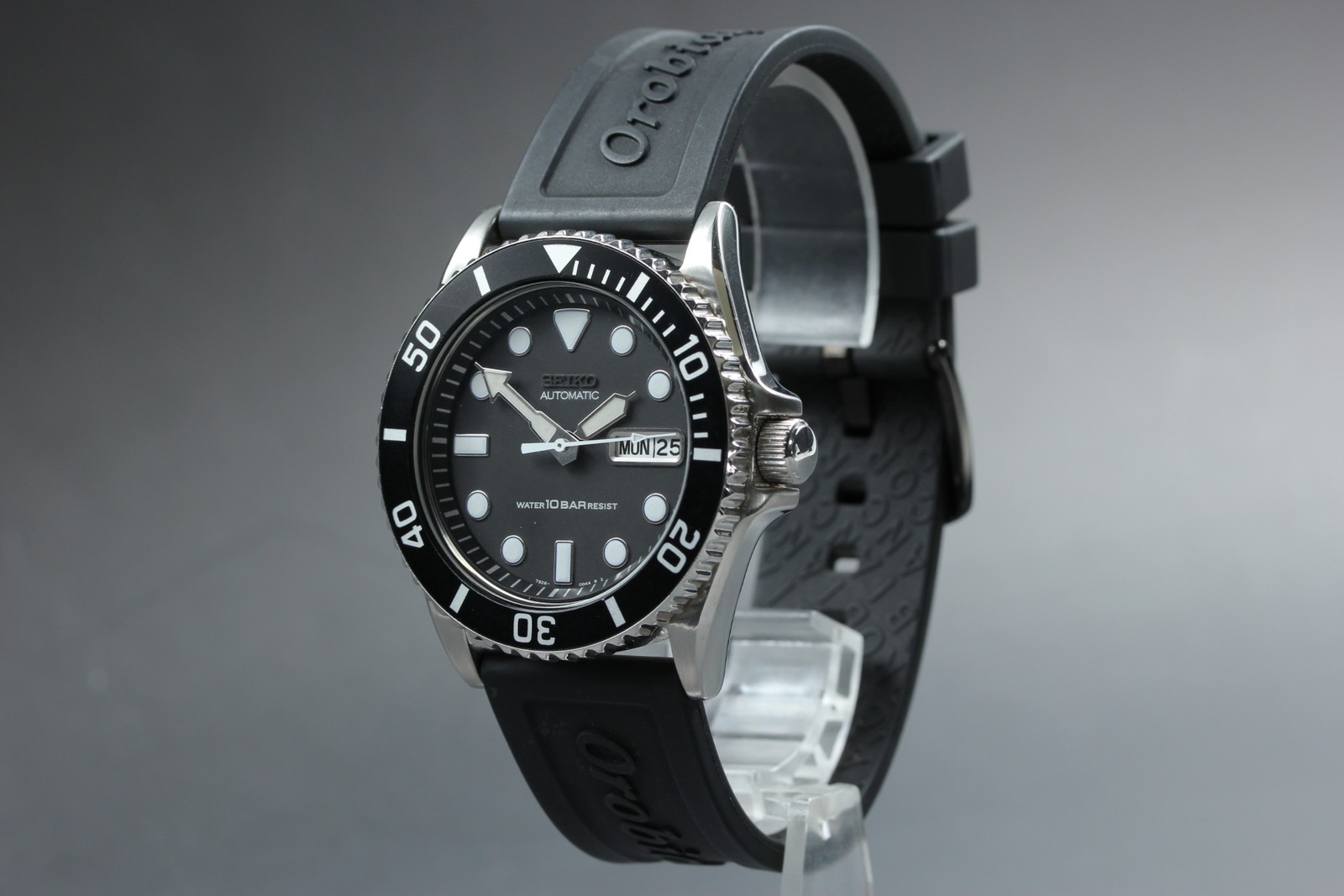 [Near MINT] Seiko 7S26-0040 40mm Black Dial Day Date Automatic Men’s Watch