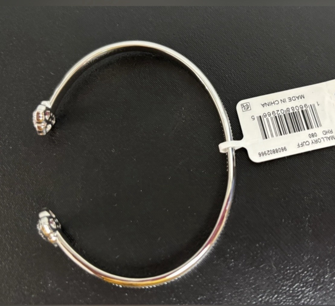 Kendra Scott Rhodium Plated Brass Cuff Bracelet