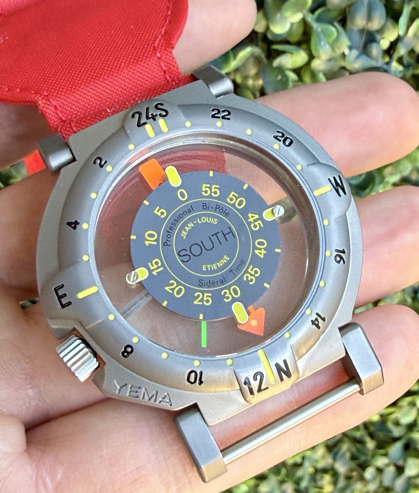 Rare Yema Bipole Jean-Louis Etienne Transantarctic Expedition Compass Watch Only