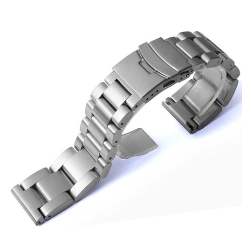 5.7mm Thick Mens Heavy Stainless Steel Watch Band Strap 22 24 26mm US Stock
