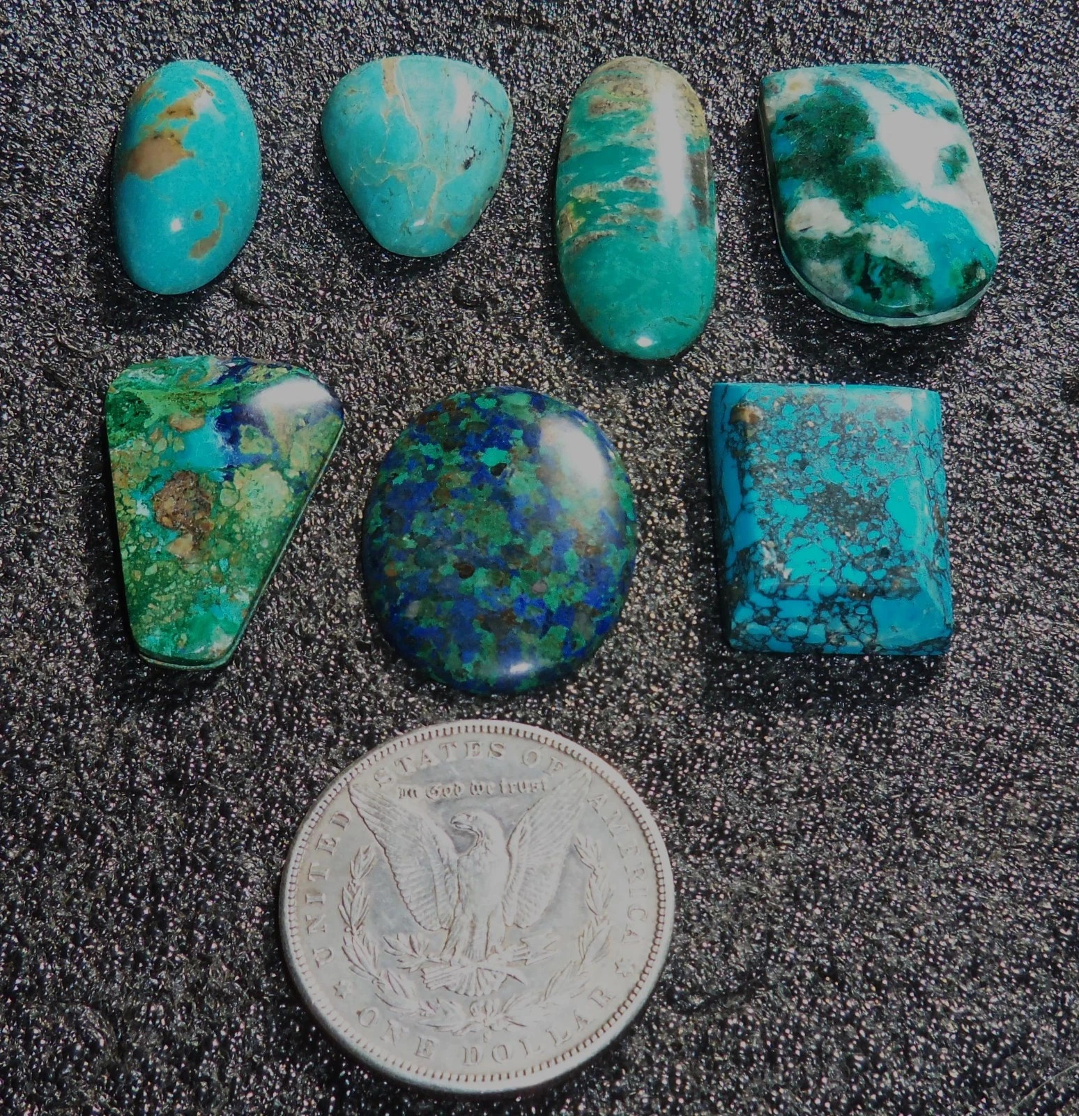 Turquoise Cabochon Lot Bolo Stones