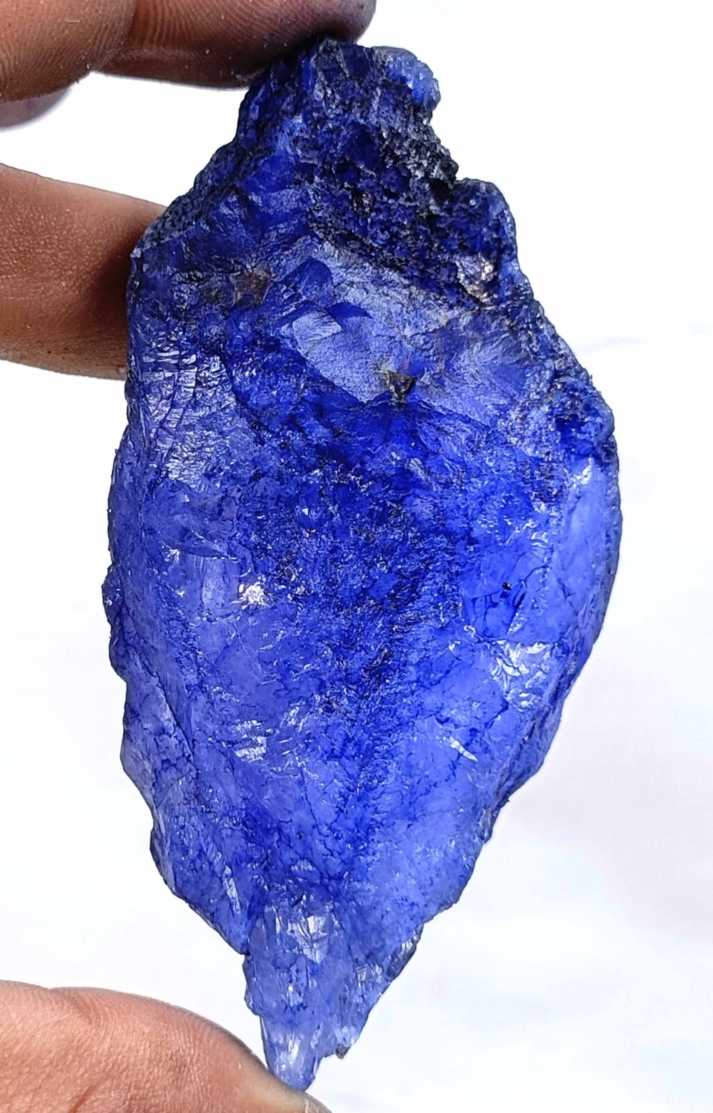 DYED 570 CARAT EGL CERTIFIED TRANSLUCENT ROUGH NATURAL BLUE SAPPHIRE GEMSTONE