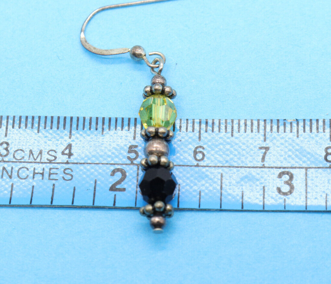 Sterling Silver Georgia Tech Yellow Jacket Bee Beaded Charm Bracelet & Earrings