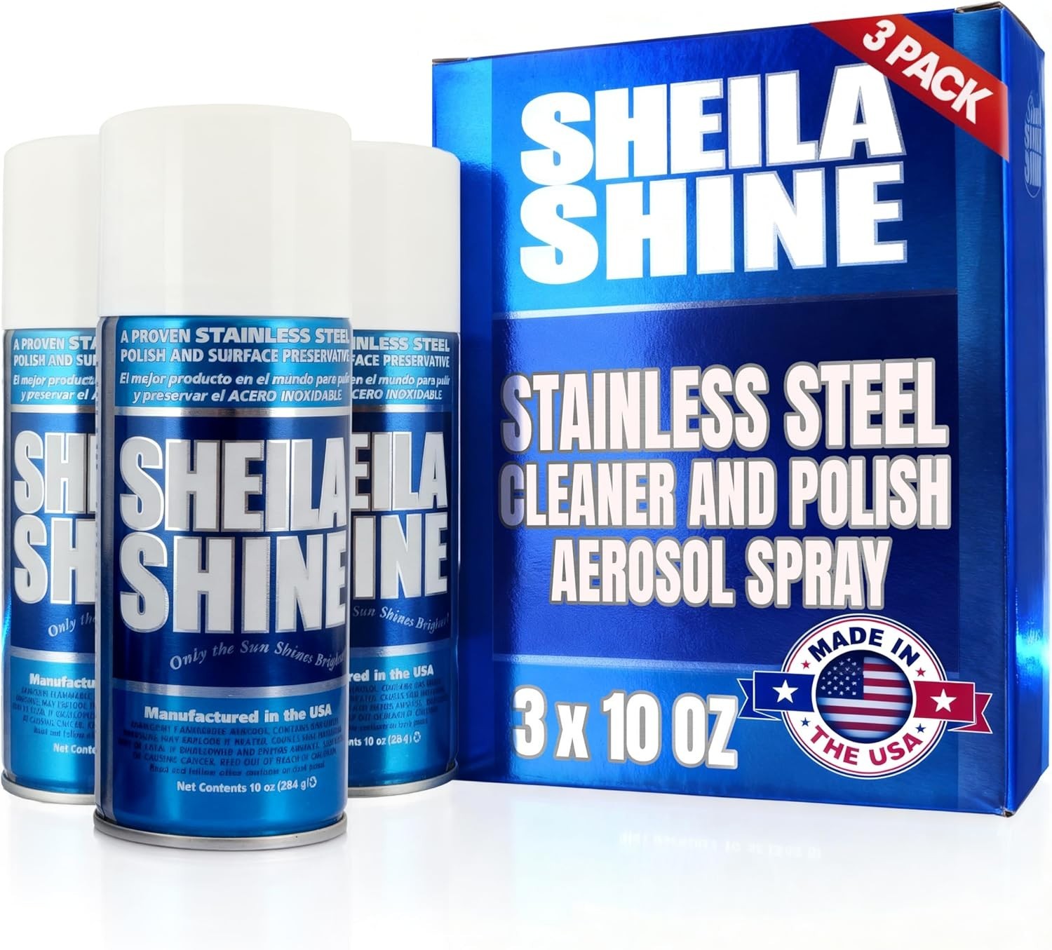 Streak-Free Stainless Steel Cleaner & Polish – Rust Remover