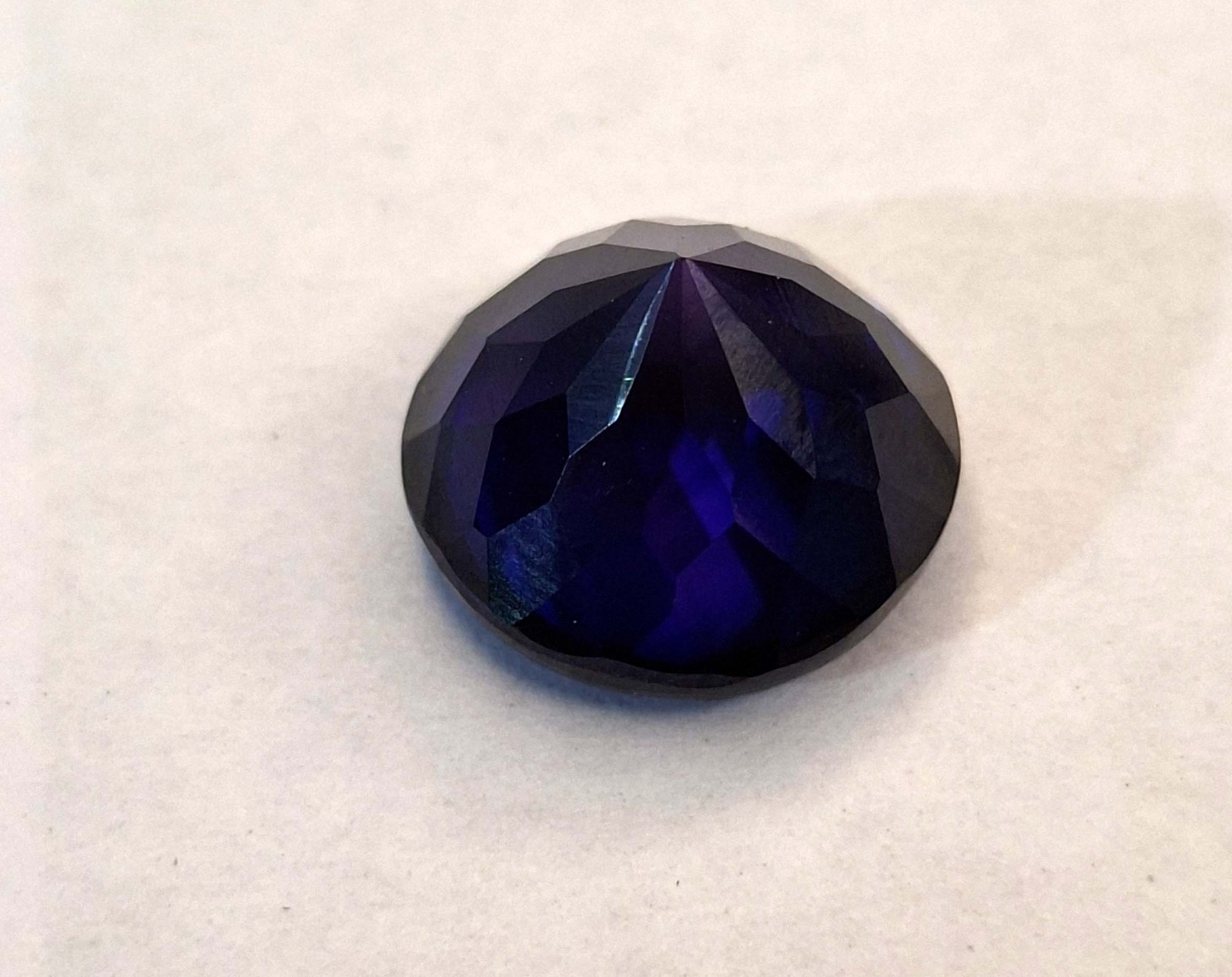 Natural Iolite Deep Purple Round Cut 13-15 Ct Certified Loose Gemstone RK372
