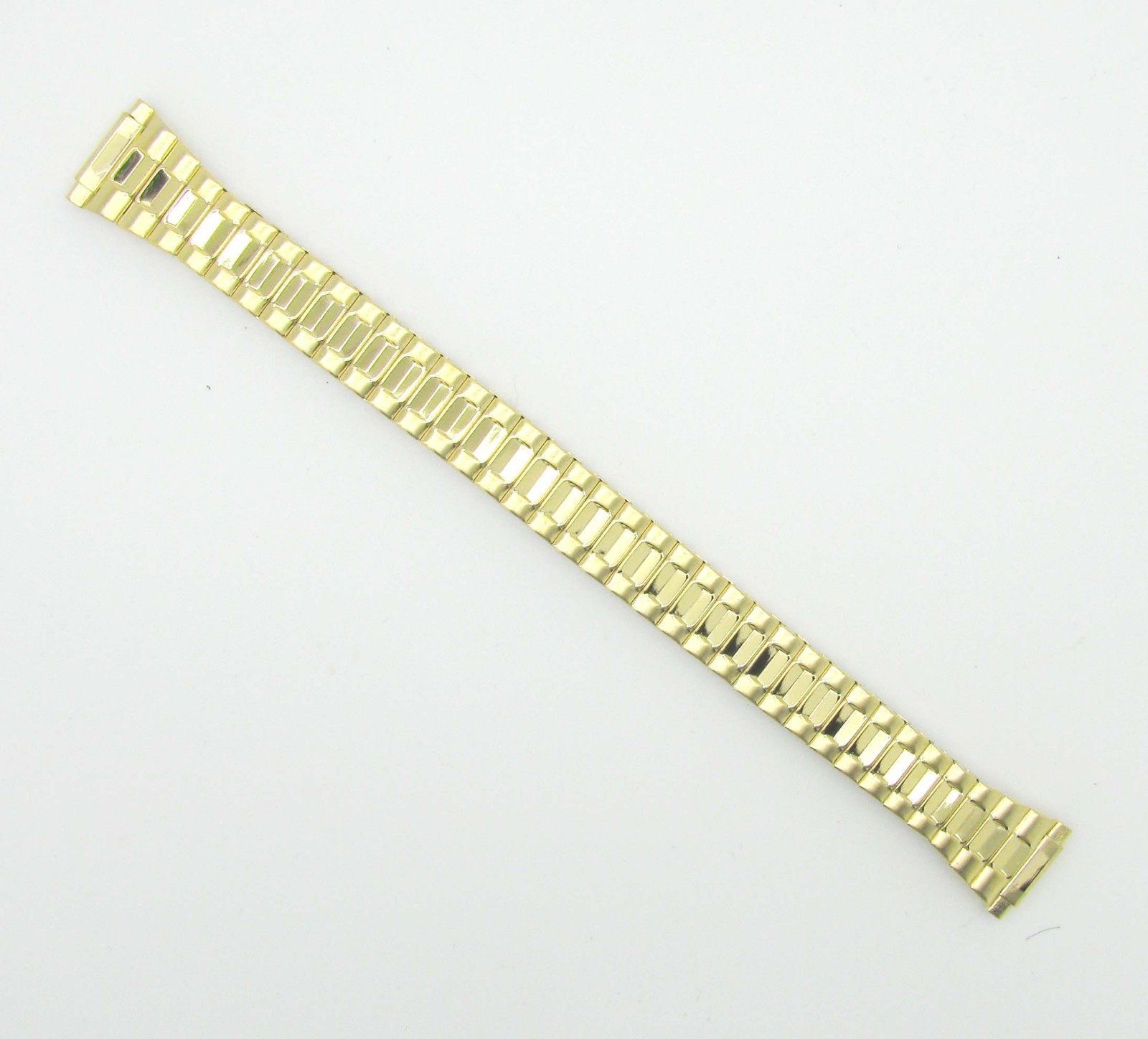 12mm 13mm 14mm Lug size Ladies Stanless Steel Expandable Watch Band Gold Plated