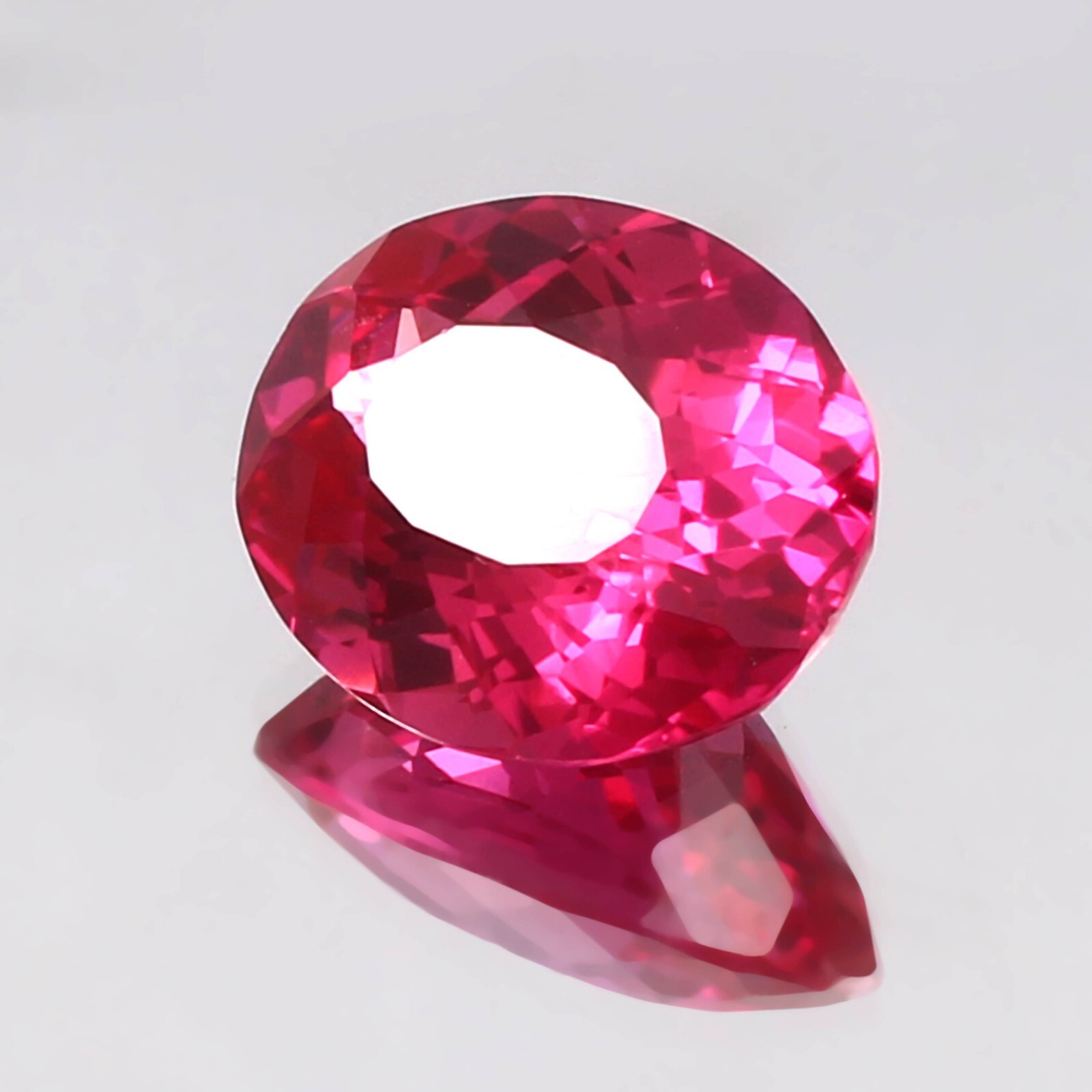 Natural Madagascar Pink Rubelliite Tourmaline Oval Cut Loose Gemstone 11.70 Ct