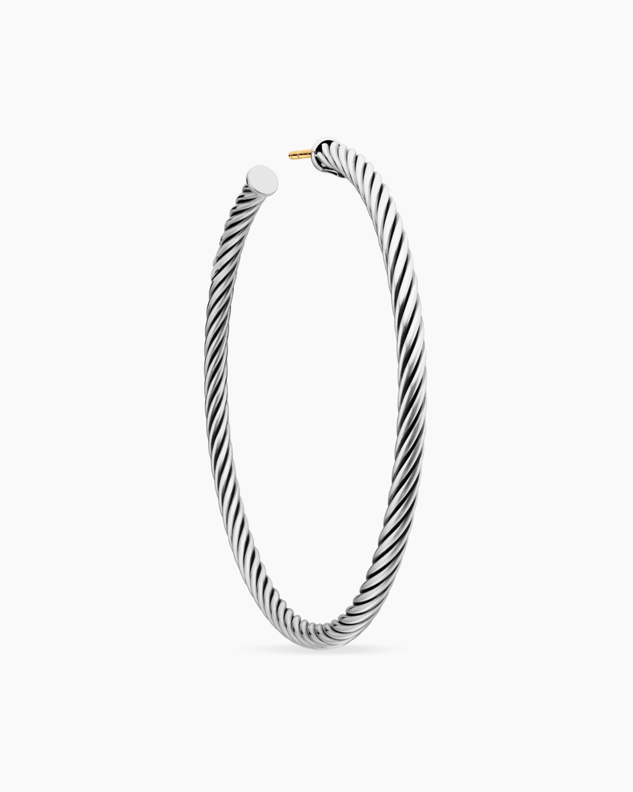 Current Item – David Yurman Cable Hoop Earrings – 2 Inches – DY Backs