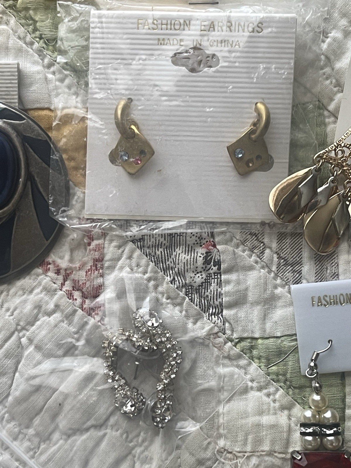 EARINGS LOT DANGLE DROP HOOP STUD TASSEL