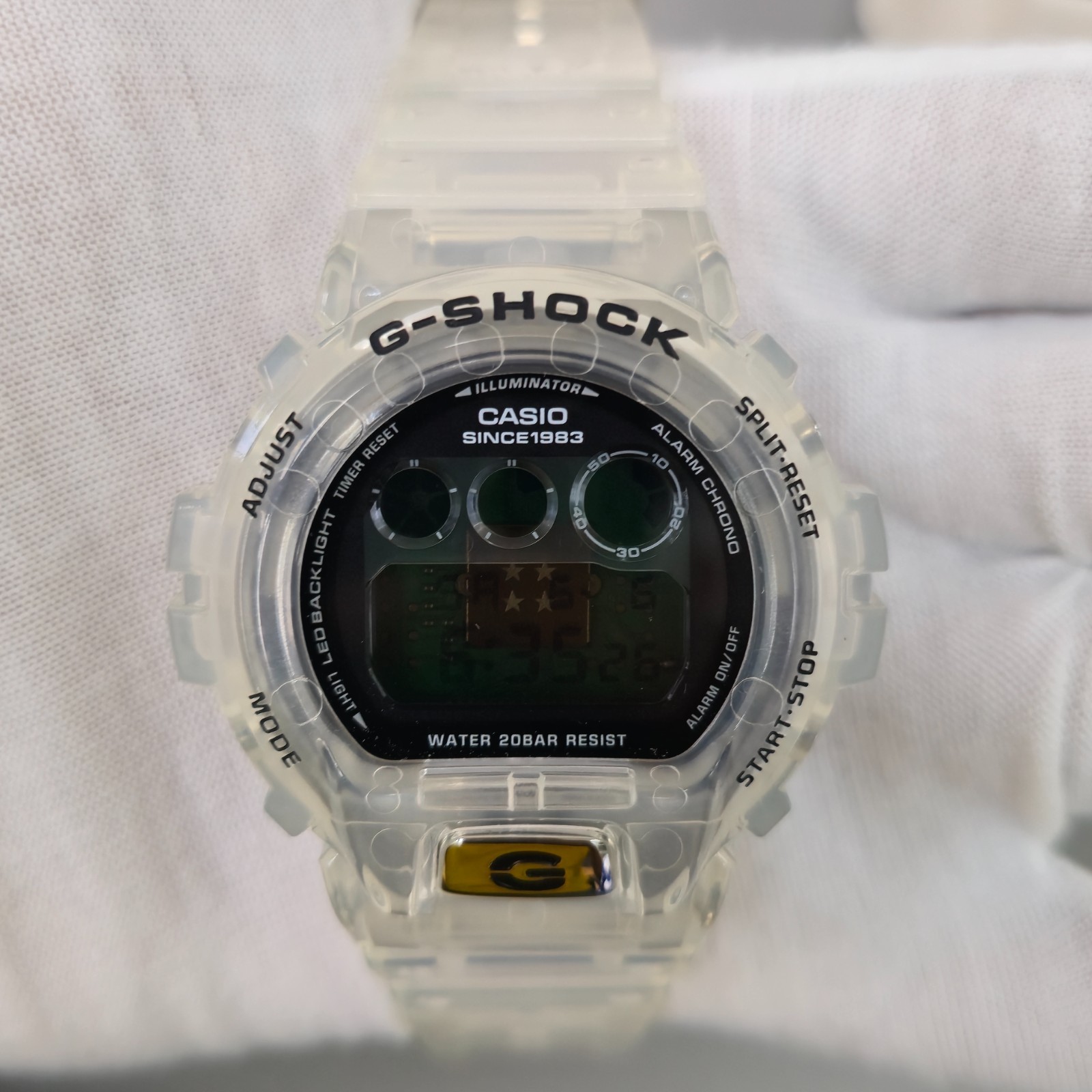 Casio G-Shock 40th Anniversary Clear Remix DW-6940RX-7 Digital New Men’s Watch