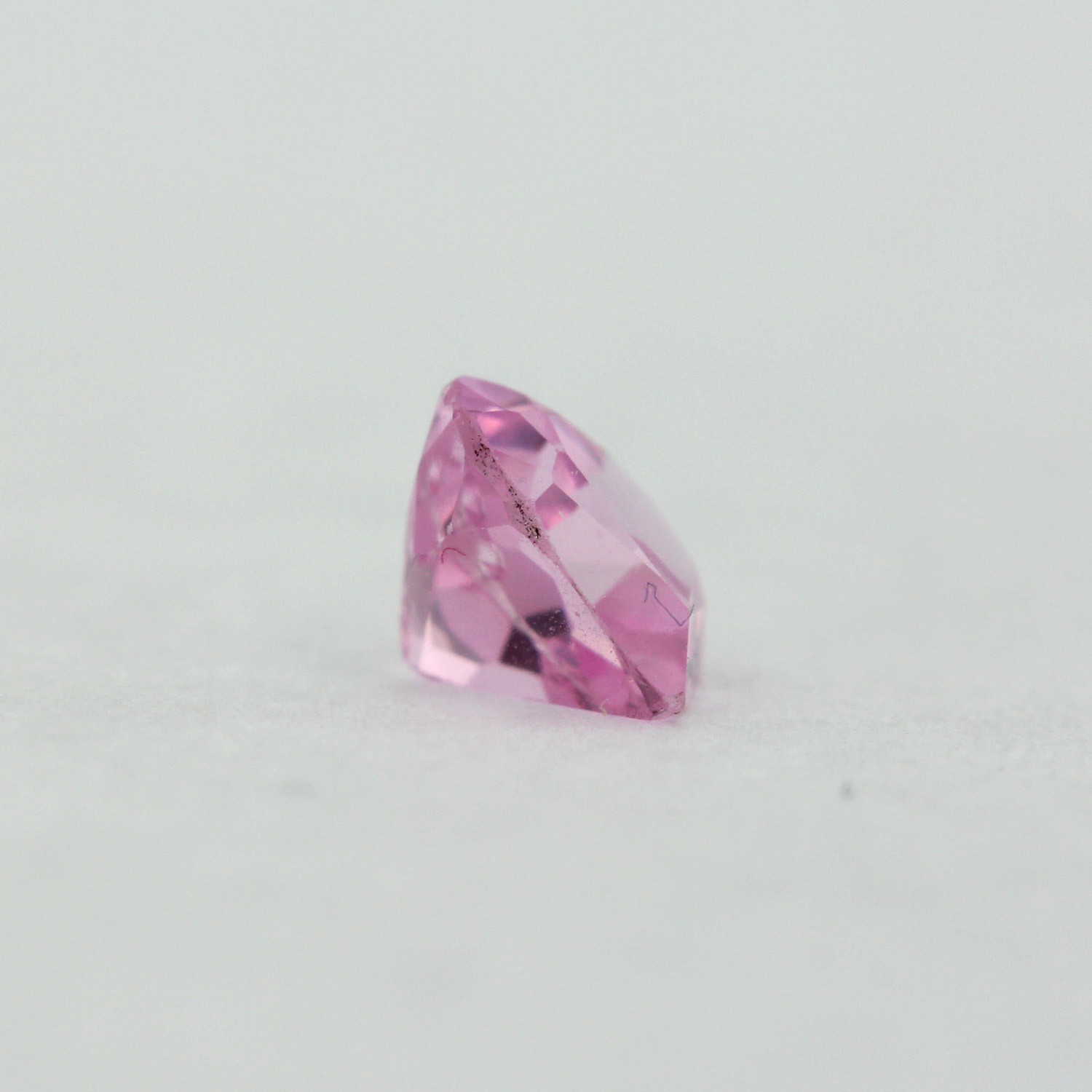 Loose Heart Shape Cut Pink Sapphire CZ Stone Single Cubic Zirconia Birthstone
