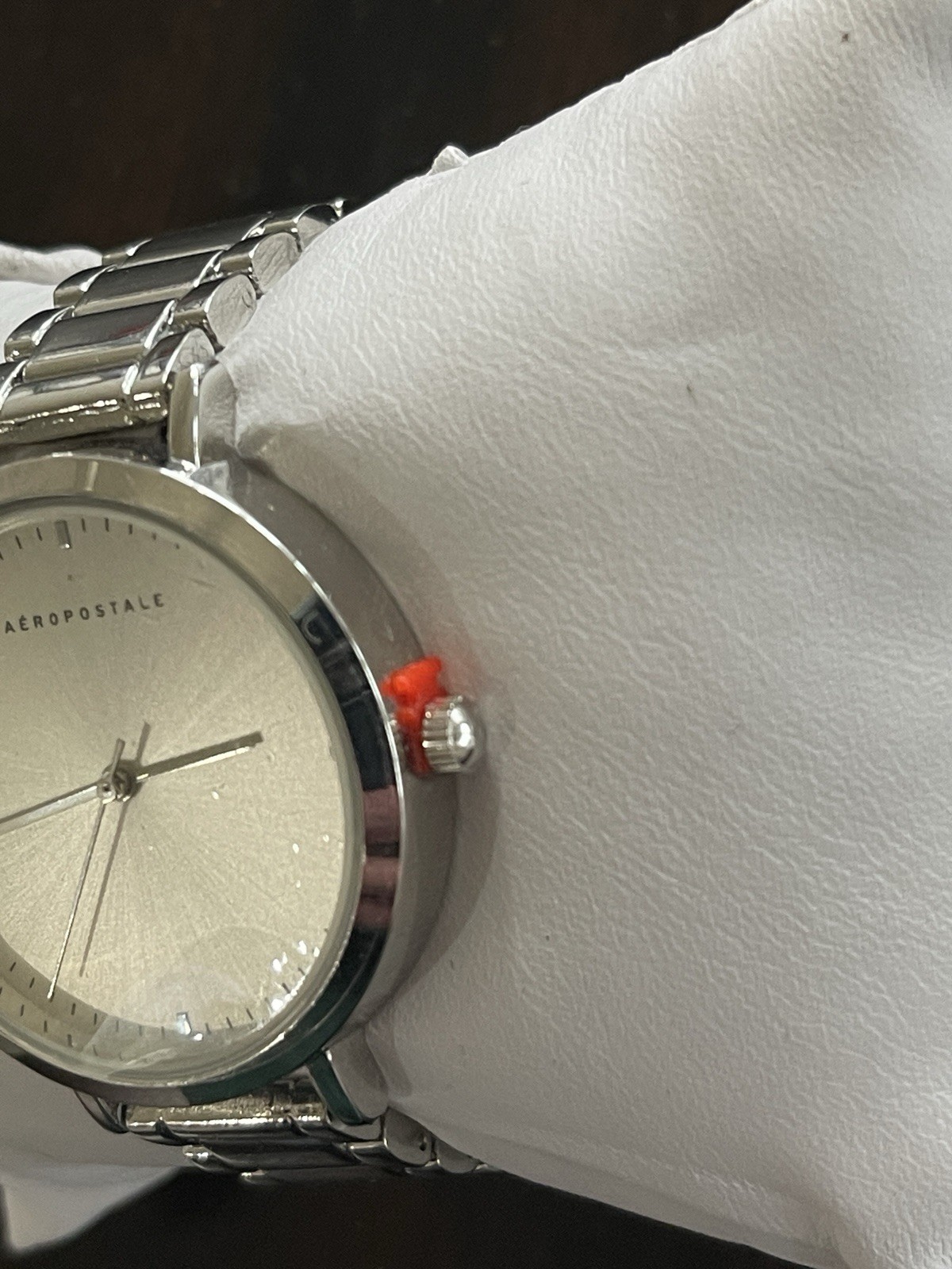 Aeropostale Women’s Watch Silver Stainless Steel Back 8/2018 Battery #LR626