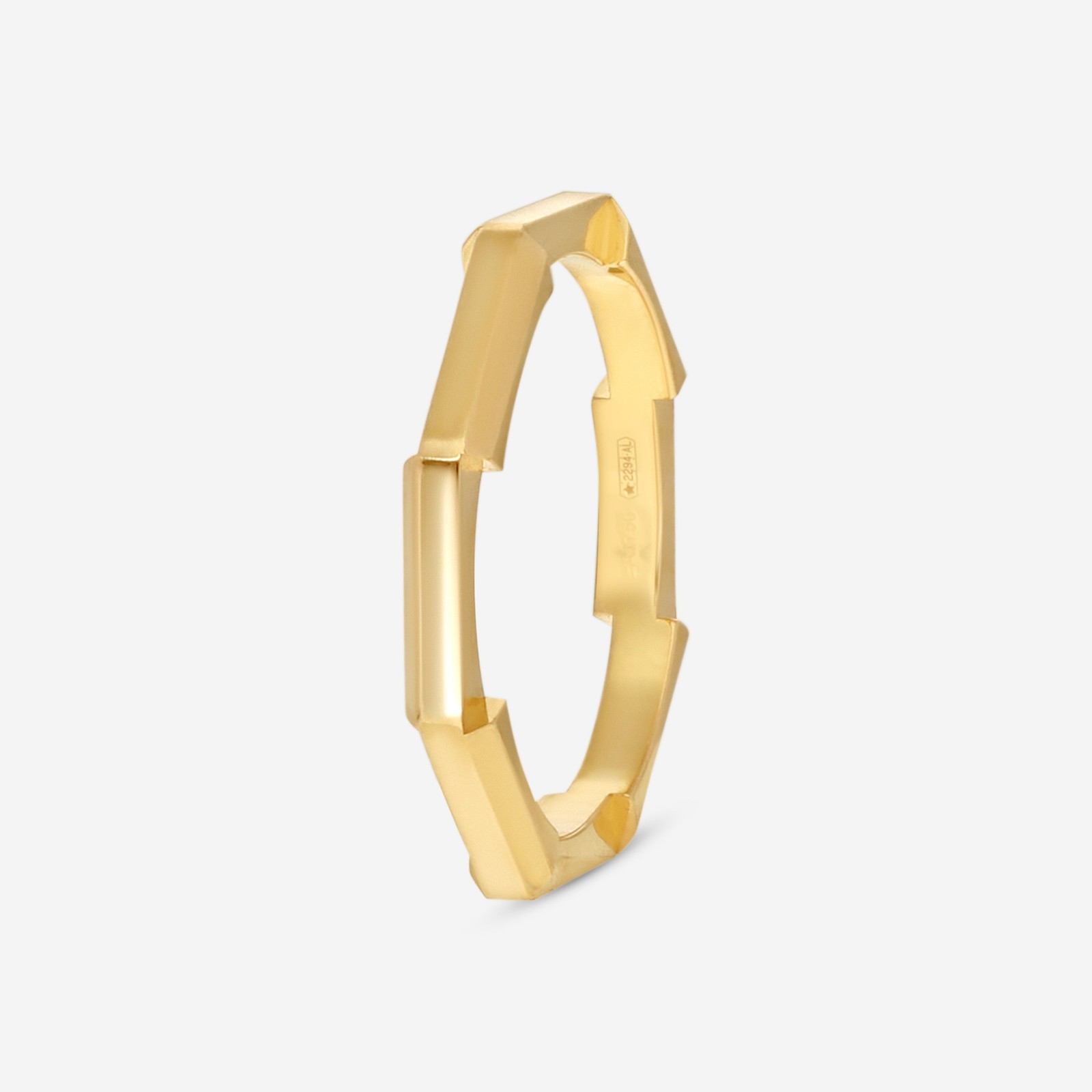 Gucci Link to Love 18kt Yellow Gold Ring YBC662194001 MSRP $1100