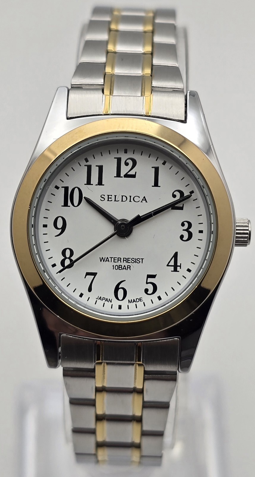 Crepha Seldica SD-AL327-WTT Women’s 10-ATM Dress Watch Made in Japan