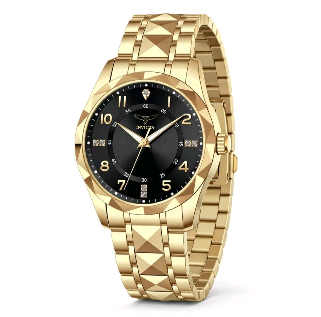 New – Specialty I by Invicta Men’s Watch (69019) – 41mm, Gold, Black Dial
