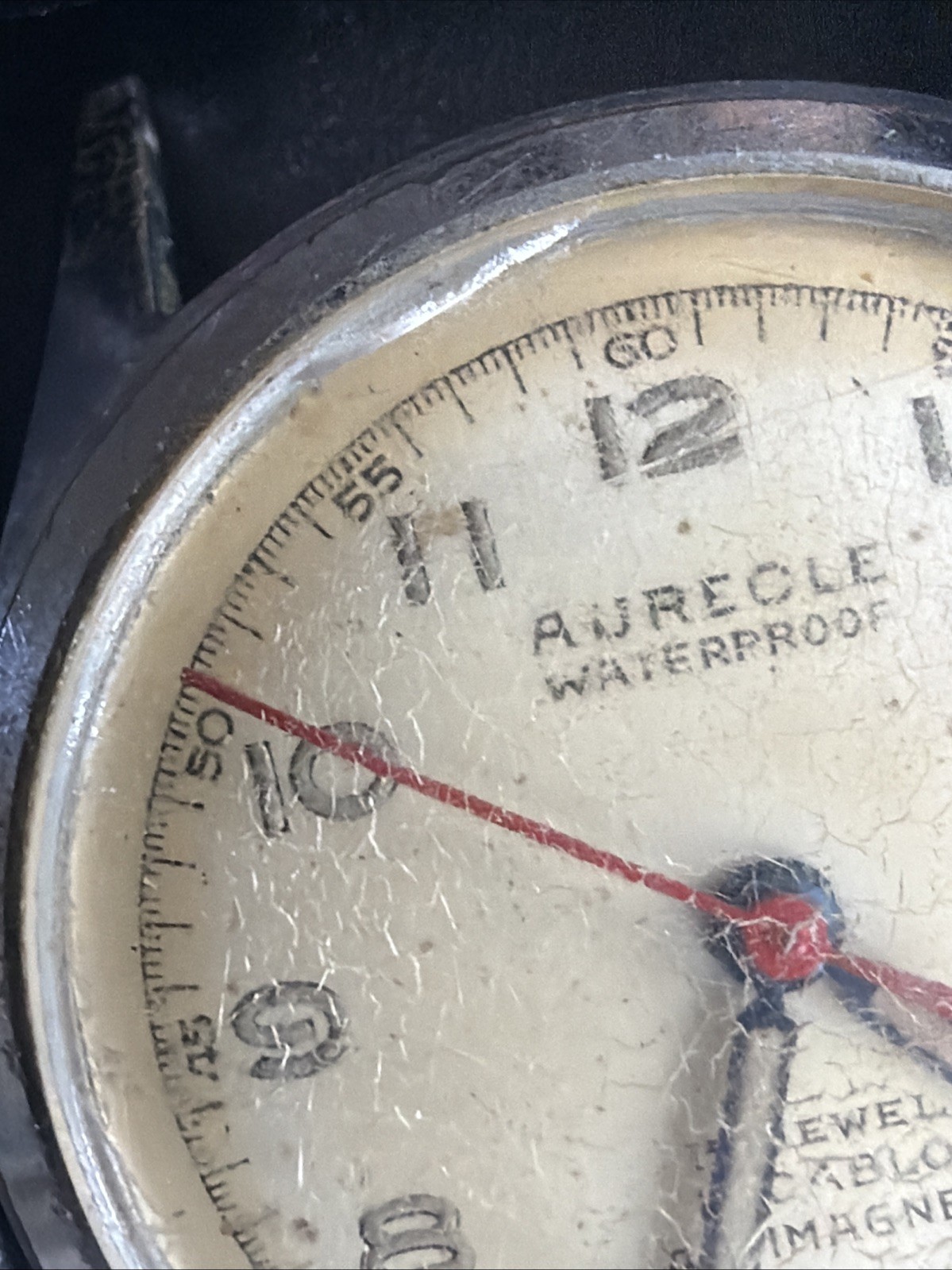 AZ18 VTG Mechanical Wind Aureole Mens 30+mm Watch Repair Sold As Is Conditions**