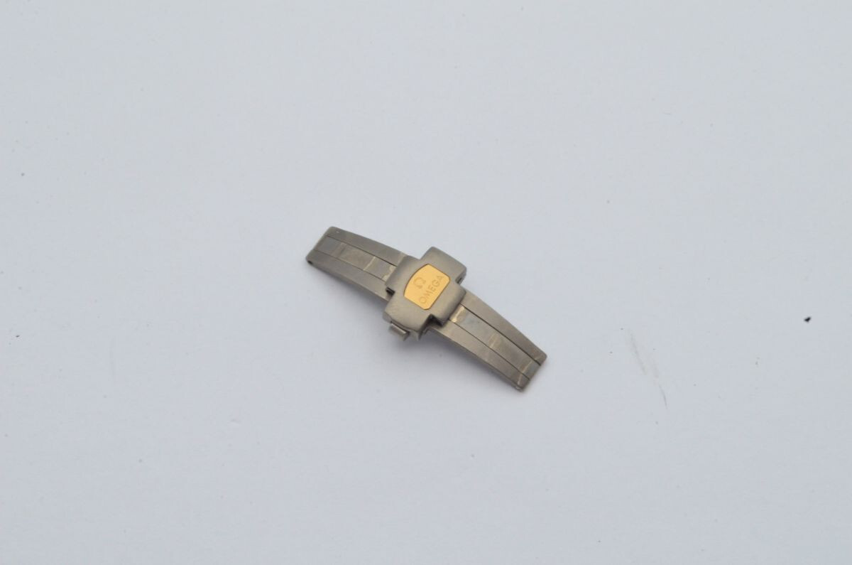 Omega Polaris Damen Faltschließe Titan 17Mm Schön Deployment Clasp