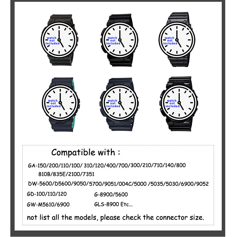 Weave Nylon Strap for GA-110 GA700 400 GD100 GWX-5600 Watch Band Fabric Bracelet