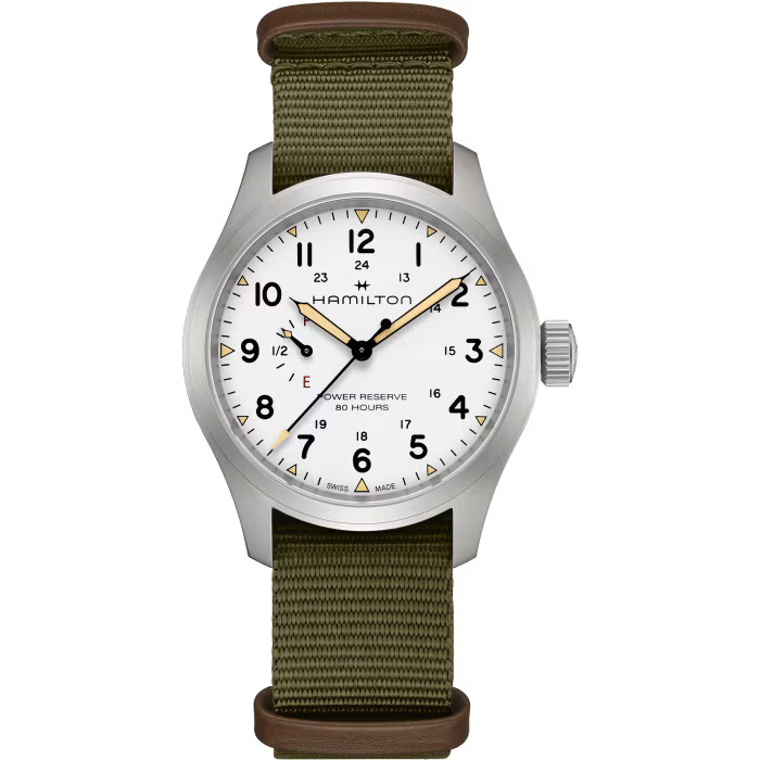 New Hamilton Khaki Field 40 MM White Dial Men’s Watch H69509910