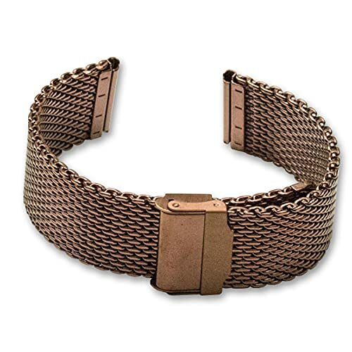 Bronze Colour Mesh Watch Strap Bracelet Milanese Stainless Steel 18mm 20mm 22mm
