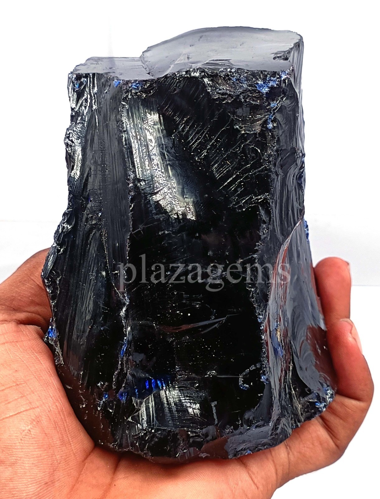 EGL Certified Natural Blue Alexandrite 4616.0 Carat Rough Loose Gemstone 5NST