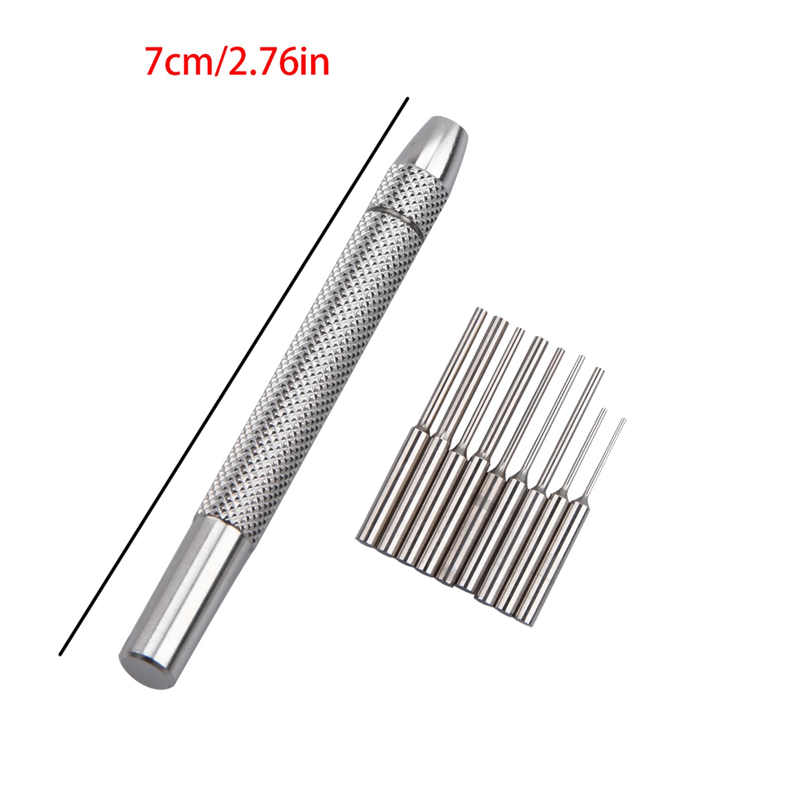 Alloy Steel Watch Bracelet Band Remover Pin Punch Tool With 0.5-1.6mm Pin Bit