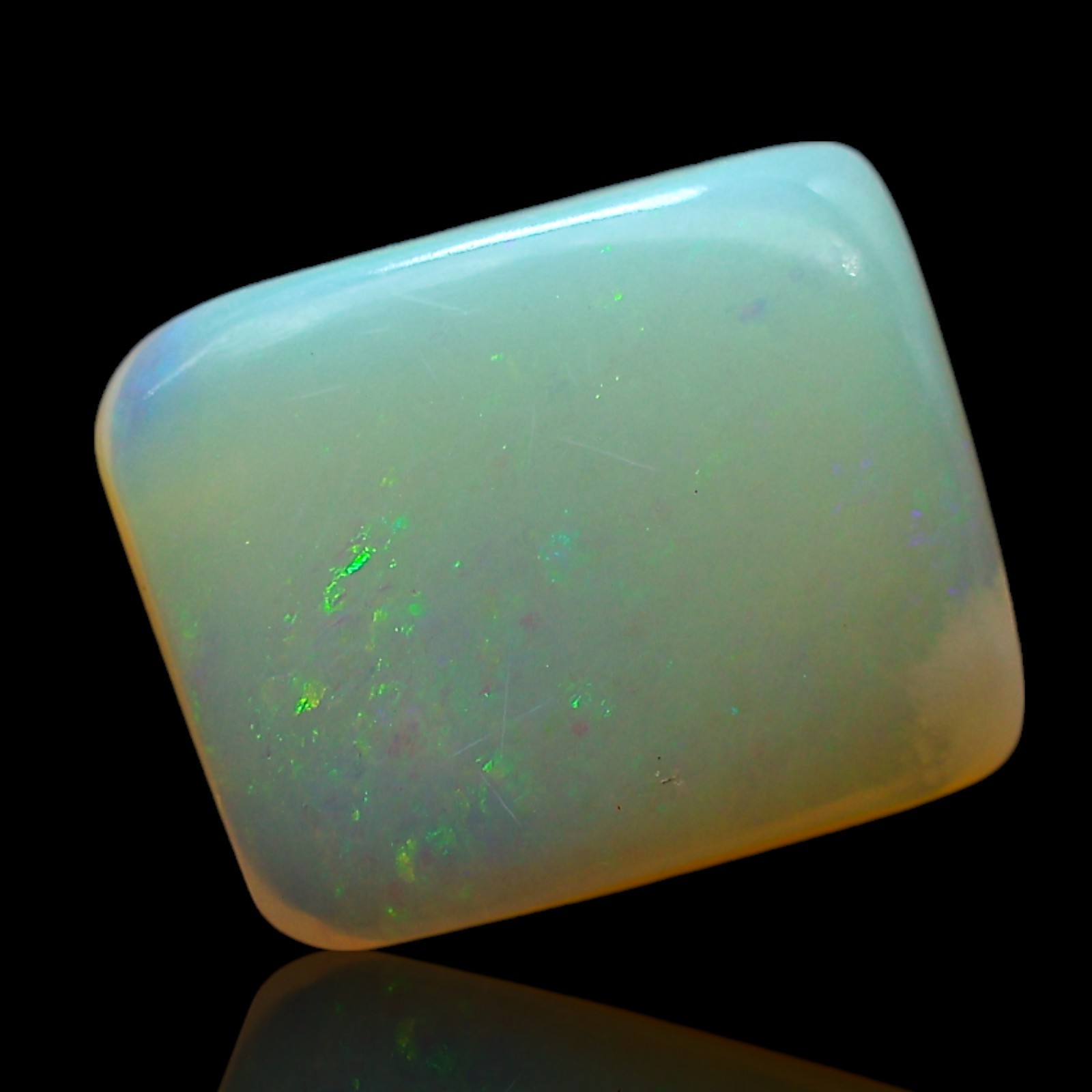 2.00 Cts Natural Fire Opal Gemstone Bracelet Making Square Cabochon 11x9x3 mm