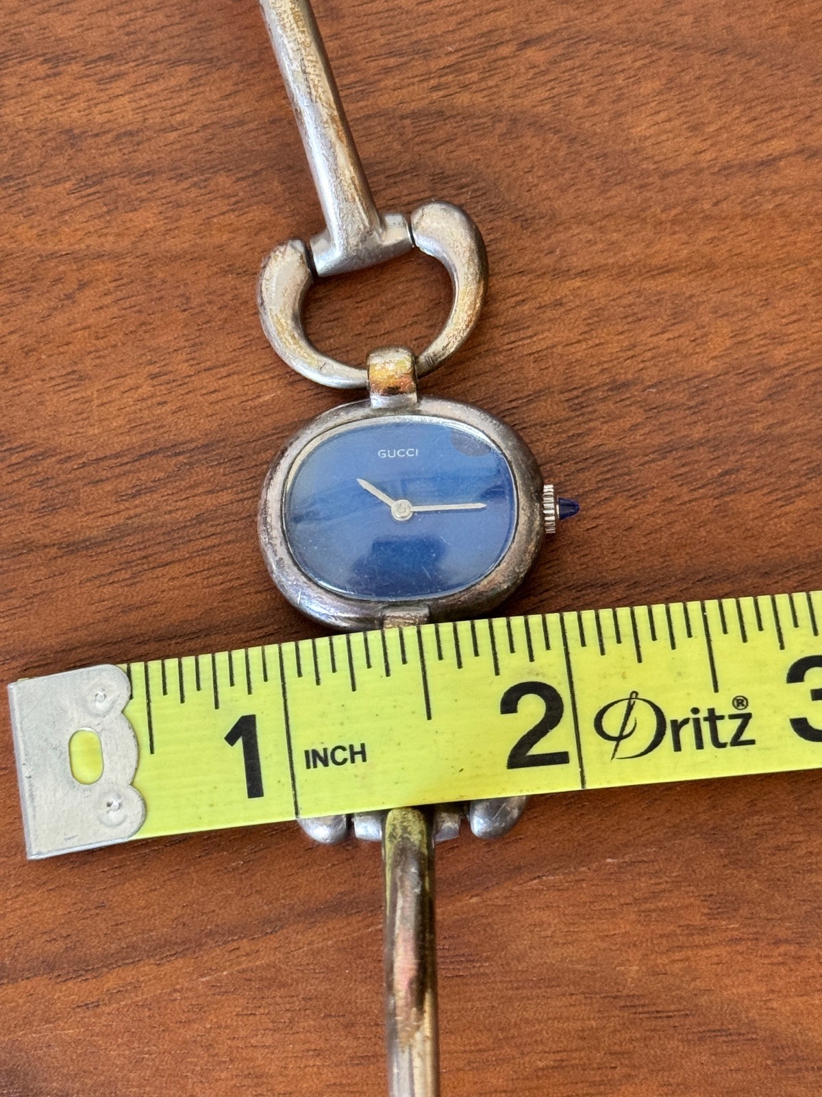 Vintage Gucci 1970s Ladies Manual Wind Bracelet Watch – Works