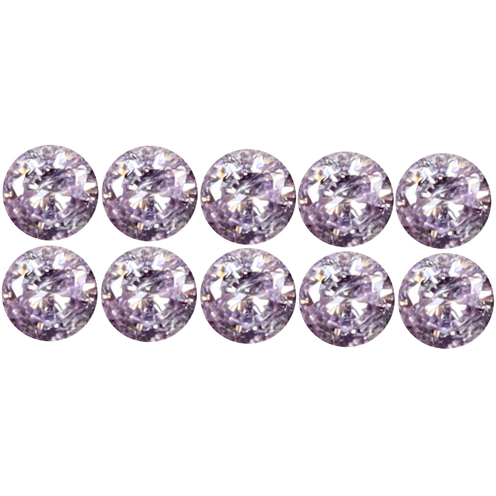 0.11 ct (10 pcs Lot) Dazzling CALIBRATED SIZE(1 x 1 mm) Round Shape Diamond