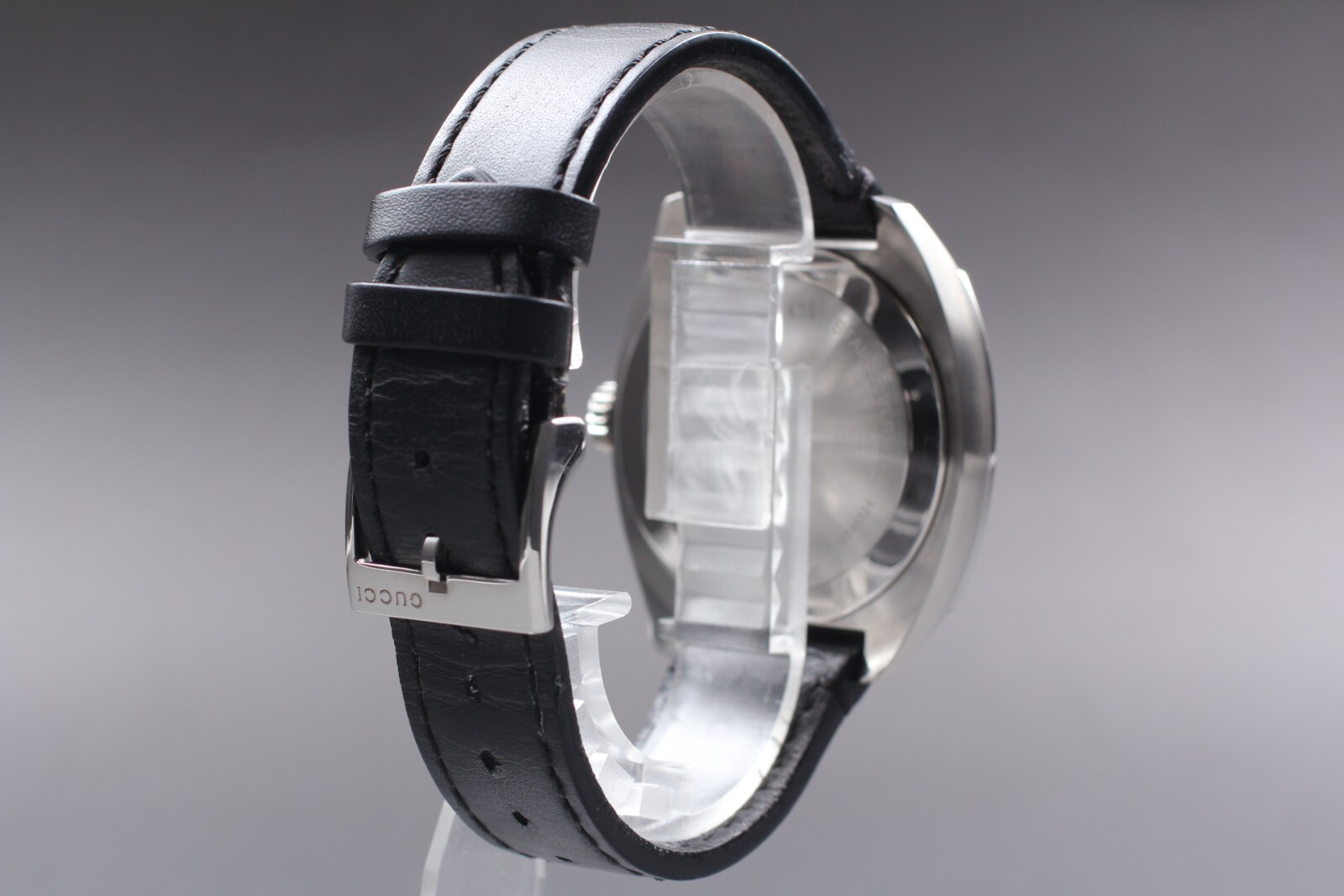 [Exc+5] Gucci GG2570 YA142307 Quartz Black Dial Date 40mm Men’s Watch from Japan