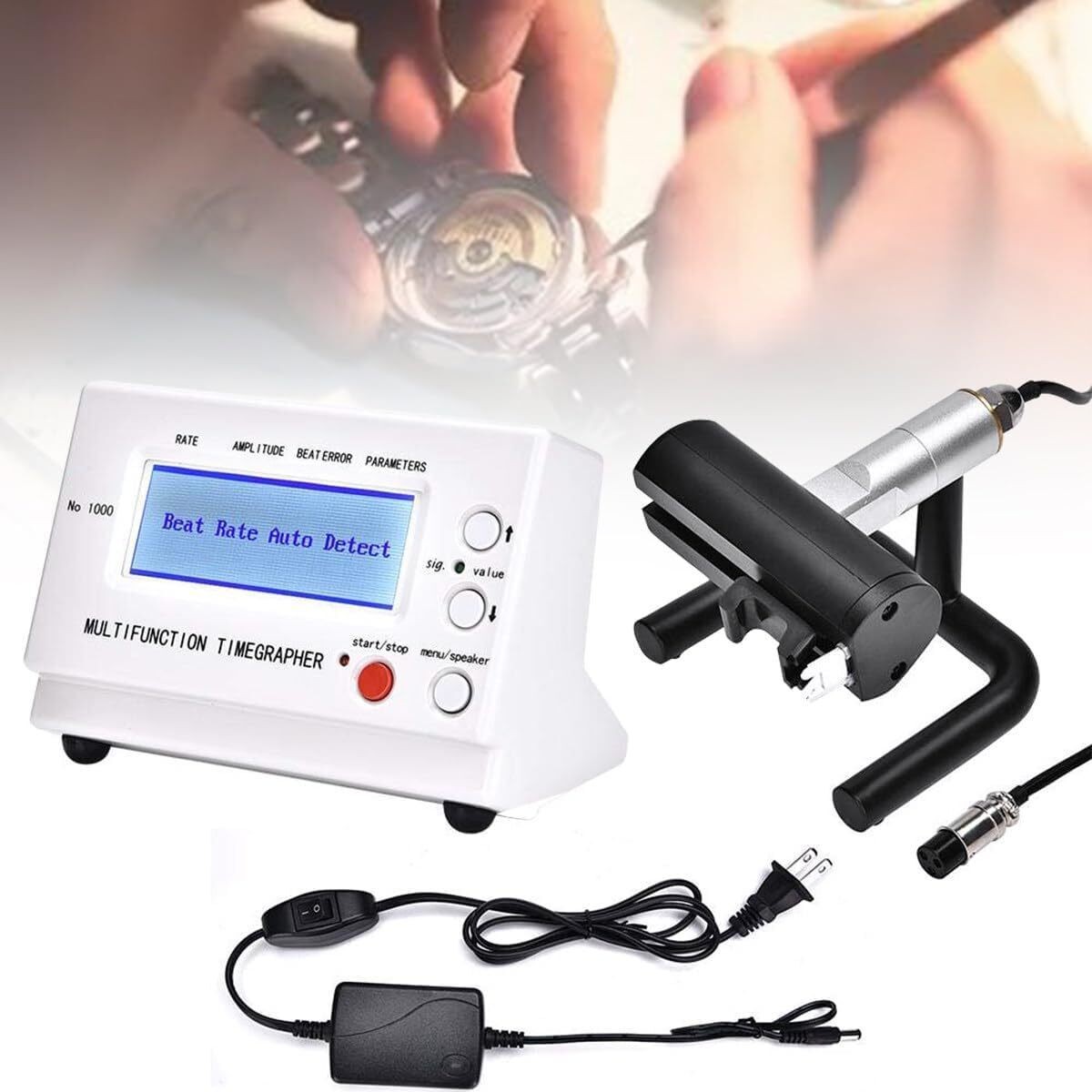 No.1000 Weishi Timegrapher Mechanical Watch Timing Machine Multifunction NEW