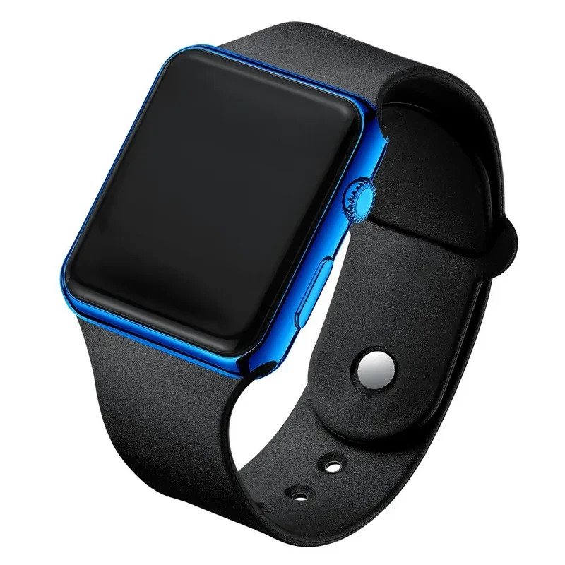 Electronic Watch Sports Men Women LED Silicone Digital